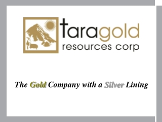 The  Gold  Company with a  Silver  Lining