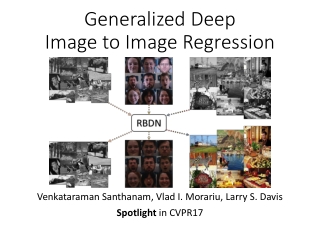 Generalized Deep Image to Image Regression