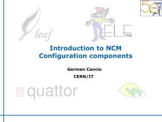 Introduction to NCM Configuration components