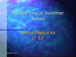 Surface Rescue Swimmer School