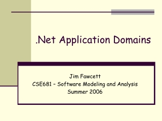 .Net Application Domains