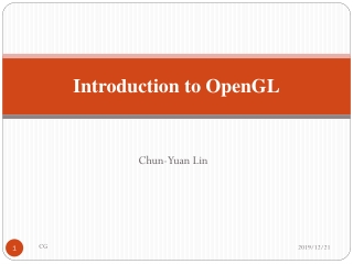 Introduction to OpenGL