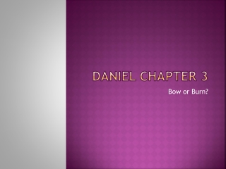 Daniel Chapter 3