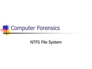 Computer Forensics