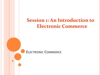 Electronic Commerce