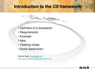 Introduction to the  CS  framework