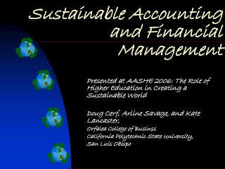 Sustainable Accounting and Financial Management