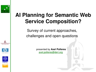 AI Planning for Semantic Web Service Composition?