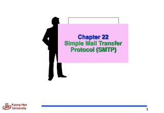 Chapter 22 Simple Mail Transfer Protocol (SMTP)