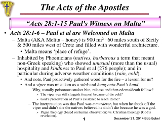 The Acts of the Apostles