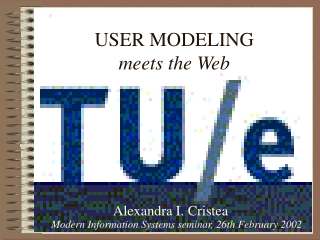 USER MODELING  meets the Web