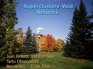 Superclusters-Void Network