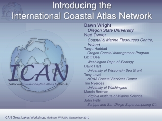 Introducing the  International Coastal Atlas Network
