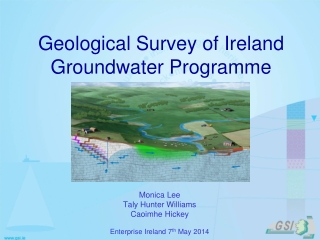 Geological Survey of Ireland Groundwater Programme