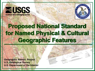 Geographic Names  Project U.S. Geological Survey U.S. Department of the Interior