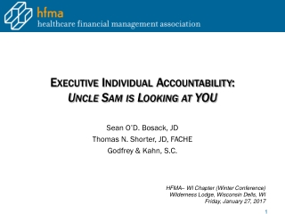 Executive Individual Accountability:   Uncle Sam is Looking at YOU