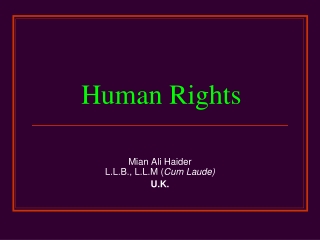 Human Rights