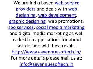 Web Designing India