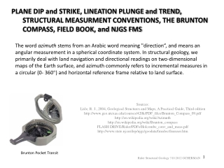 Rider Structural Geology 310 2012 GCHERMAN