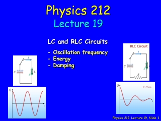 Physics 212 Lecture 19