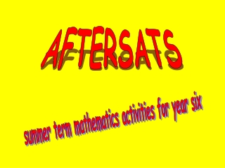 AFTERSATS