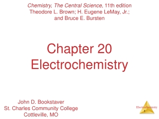 Chapter 20 Electrochemistry