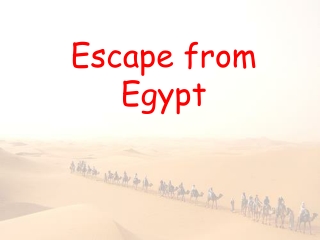 Escape from Egypt