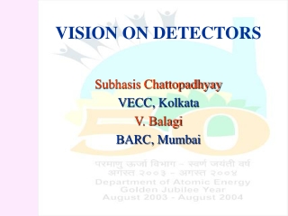 VISION ON DETECTORS