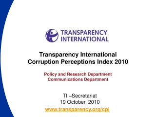 transparency/cpi