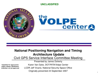 National Positioning Navigation and Timing  Architecture Update