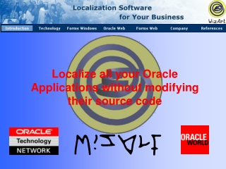 Localize all your Oracle Applications without modifying their source code
