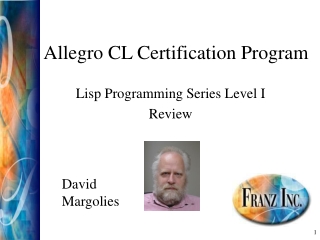 Allegro CL Certification Program