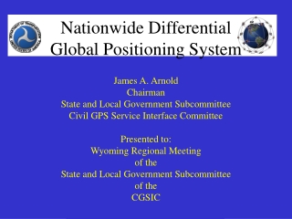 Nationwide Differential Global Positioning System