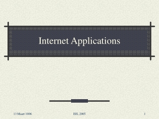 Internet Applications