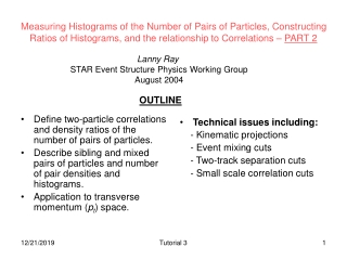 Define two-particle correlations and density ratios of the number of pairs of particles.