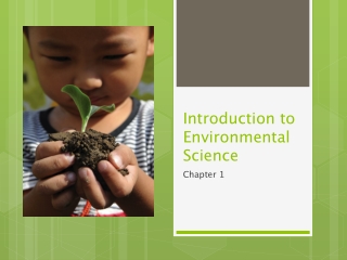 Introduction to Environmental Science