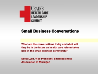 Small Business Conversations