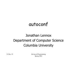 autoconf