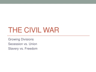 The Civil War