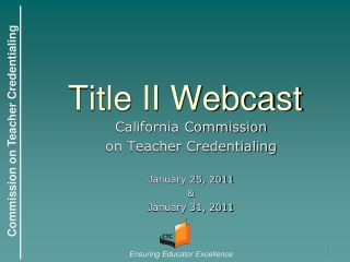 Title II Webcast