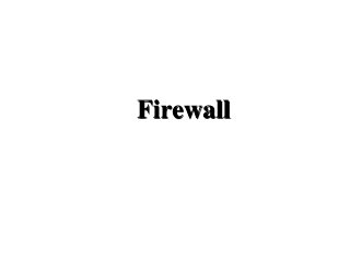 Firewall