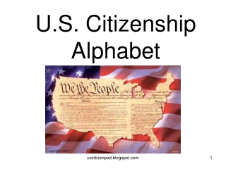 U.S. Citizenship Alphabet