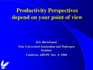 Productivity Perspectives depend on your point of view