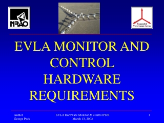 EVLA MONITOR AND CONTROL HARDWARE REQUIREMENTS