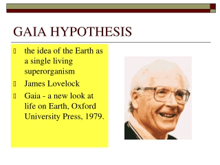 GAIA HYPOTHESIS