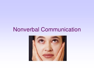 Nonverbal Communication