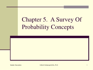 Chapter 5.  A Survey Of Probability Concepts