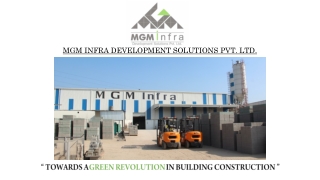 MGM INFRA DEVELOPMENT SOLUTIONS PVT. LTD.