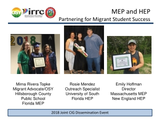 MEP and HEP Partnering for Migrant Student Success