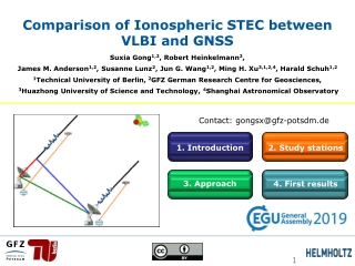 Comparison  of Ionospheric STEC between VLBI and GNSS